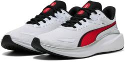 PUMA Skyrocket Lite uniszex futócipő, fehér-fekete-piros, S25