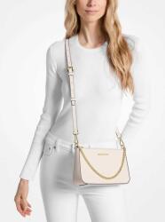 Michael Kors női bőr crossbody táska Jet Set milky