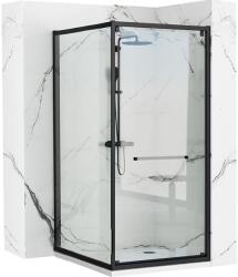 Rea Space IN Sarok Zuhanykabin - Fekete - 80x100 cm