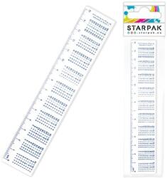 Starpak Műanyag vonalzó szorzótáblával - 15 cm (6430517)