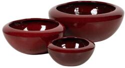  Campbell kerámia tál szett piros-fekete 27x12-49x19, 5cm S3 (JW-525030) - pepita - 64 490 Ft