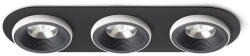  SHARM R III süllyesztett lámpa fekete/fehér 230V LED 3x10W 24° 3000K