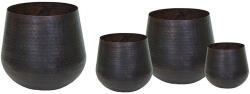  Madras Caldron fém üst szett barna 26x22-50x38cm S/4 (128710)