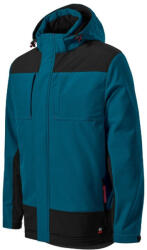 MALFINI Vertex téli softshell kabát férfi petrol kék 3XL