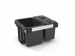 EKOTECH - Beépíthető hulladékgyűjtő FREE JAZZ 60 - 1x34 liter+1x7 liter+1x15 liter - pepita