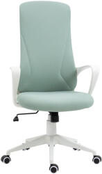 Vinsetto ergonomikus és párnázott irodai szék állítható magassággal és egyensúllyal, 62x56x110-119, 5 cm, zöld