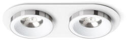 SHARM R II süllyesztett lámpa fehér króm 230V LED 2x10W 24° 3000K