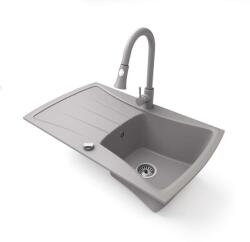 NERO Venezia Gránit Mosogató - Egymedencés - 48, 2x81, 3 cm - pepita - 60 800 Ft