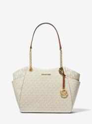 Michael Kors Jet Set Signature Krém Női Táska