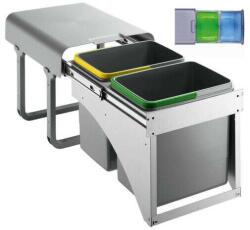 EKOTECH EKKO FRONT - 2 Vödörös Szekrénybe Épített Szemetestároló - 40 cm