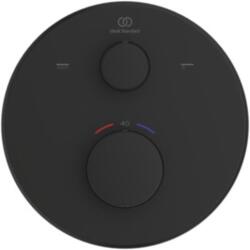 Ideal Standard Ceratherm T100 kád és zuhany csaptelep süllyesztett z termosztáttal fekete A8584XG (A8584XG)