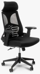Winnipeg Ergonomikus Irodai szék - Fekete Mesh Háttámla, Deréktámasszal
