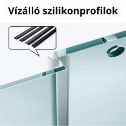 Viva Aqua Max Sarok Zuhanykabin - 80x80x190 cm