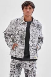 GUESS Geaca din denim Guess Originals Batman Comic Print L INTL Alb