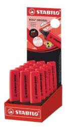 STABILO Evidențiator, afișaj, 2-5 mm, STABILO "BOSS original", Stabilo roșu, 15 buc