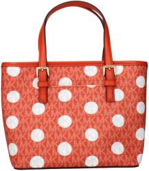 Michael Kors Orange Fabric Backpack