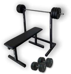 GazoFitness GazoFitness®Állvány + Pad + Hardcore Csomag /Össz 57 Kg / (gf1230022)