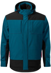MALFINI Vertex téli softshell kabát férfi petrol kék M