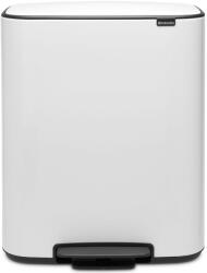 Brabantia Bo Pedálos Kukák - 60 Literes - Fehér (White)