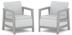 Keter SCANDI LINEA DUO SET - Ash Grey / Storm Grey