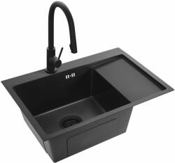  Acél mosogatótálca Fin Black - pepita - 64 600 Ft