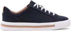 Clarks Un Maui Lace női textil tornacipő - Navy Textile - méret 35, 5 - sötétkék, Cushion Plus technológia, bőr talpbetét, kényelmes tavaszi utcai cipő