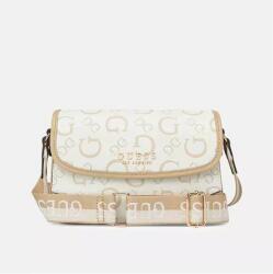 GUESS Nichole női crossbody táska, fehér, eko bőr