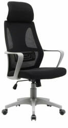 SIGNAL MEBLE Q-095 Ergonomikus Hálós Forgószék Fejtámlával Fekete (OBRQ095CSZ)