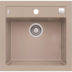 Alveus Formic 20 A55 beépíthető konyhai mosogató, 520x510mm, 200mm mélység, kompozit anyag, Bézs melange