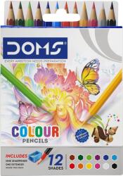 DOMS N80422 Set creioane colorate 12 pcs + Sharpener (N80422)