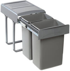 EKOTECH - Beépíthető hulladékgyűjtő MEGA 40 - 2x20 liter - pepita