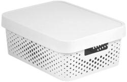 Keter Infinity kosár fedéllel 11 l fehér (3253924753089)