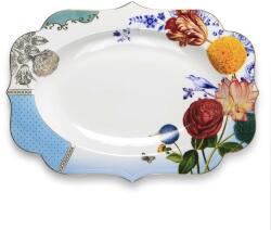 Pip Studio Royal Flowers porcelán ovális tál