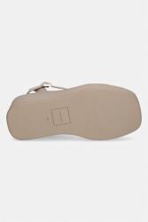 Calvin Klein сандали обувки със скосена пларформа WEDGE 70 SNDL WEBBING LTH (HW0HW02882)