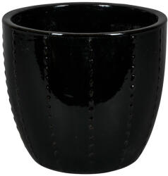  Corset Classic Kerámia Virágtartó Szett - Fekete - 23x20, 5cm & 48x43cm (248190)