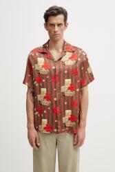 Drôle de Monsieur cămașă pentru bărbați, cu vâscoză Hibiscus Club PPY2-KDM05G_33X (K.SH230.VI031.PK)