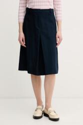 Tommy Hilfiger fustă cu vâscoză PPY2-SDD0GN_59X (WW0WW49673)