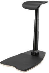 LogiLink Ergonomikus támaszkodó szék, kifáradásgátló szőnyeg, mobil, állítható magasságú (EO0037) - pepita
