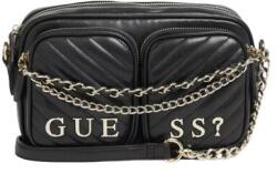 GUESS női fekete crossbody táska Cassie