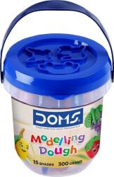 DOMS N80586 Argilă de modelare pentru copii Mix 15 x 300 g (N80586)