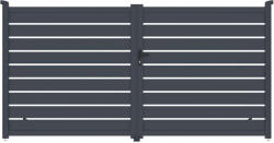 G21 Reno Alumínium Kapu - Kétszárnyú - 350x176 cm (G21-BAREN-176)