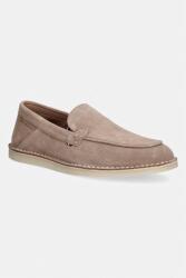 Tommy Hilfiger mocasini pentru bărbați, din piele întoarsă HILFIGER STITCHDOWN SUEDE LOAFER PPY2-OBM00T_80X (FM0FM05782)
