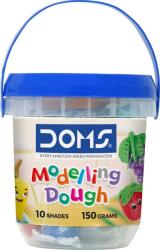 DOMS N80583 Argilă de modelare pentru copii Mix 10 x 150 g (N80583)