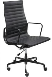 King Home Aeron Prestige Plus Valódi Bőr Irodai Szék Fekete (KH501100208)