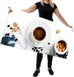 Wallplex falburkoló konyhapanel Coffe White