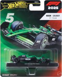 Mattel Hot Wheels Premium: KICK Sauber F1 Team #5 Formula 1 kisautó 1/64 - Mattel (HRV11/JKD89) - jatekshop