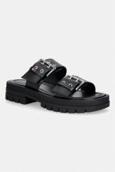 Tommy Jeans papuci pentru femei TJW BUCKLE STRAPS SANDAL PPY2-KLD02L_99X (EN0EN02966)