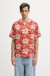 Drôle de Monsieur cămașă pentru bărbați, din bumbac Hibiscus Monoramme PPY2-KDM05F_28X (K.SH228.CO288.RD)
