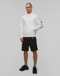 C.P. Company Hanorac Pentru Bărbați C. p. Company Cotton Diagonal Fleece Resist Dyed Hooded Lens Alb