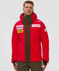 Descente Geacă De Schi Pentru Bărbați Descente Hybrid Down Jacket Swiss Team Roșie